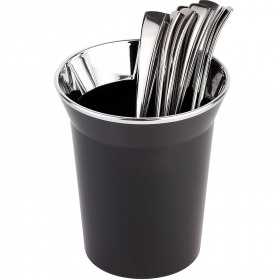 Cos pentru tacamuri bufet negru APS 13 cm 1 L