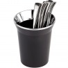 Cos pentru tacamuri bufet negru APS 13 cm 1 L 