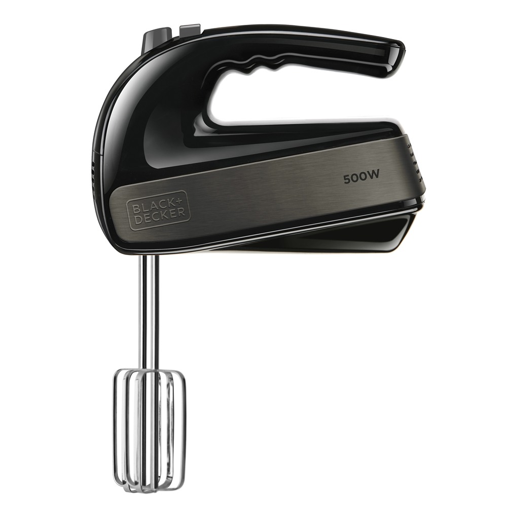 Mixer de mana 5 trepte viteza negru Black+Decker 500 W Black + Decker Appliances imagine noua idaho.ro