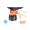 Aspersor cu varf rotativ 397MP Claber - 87070000 
