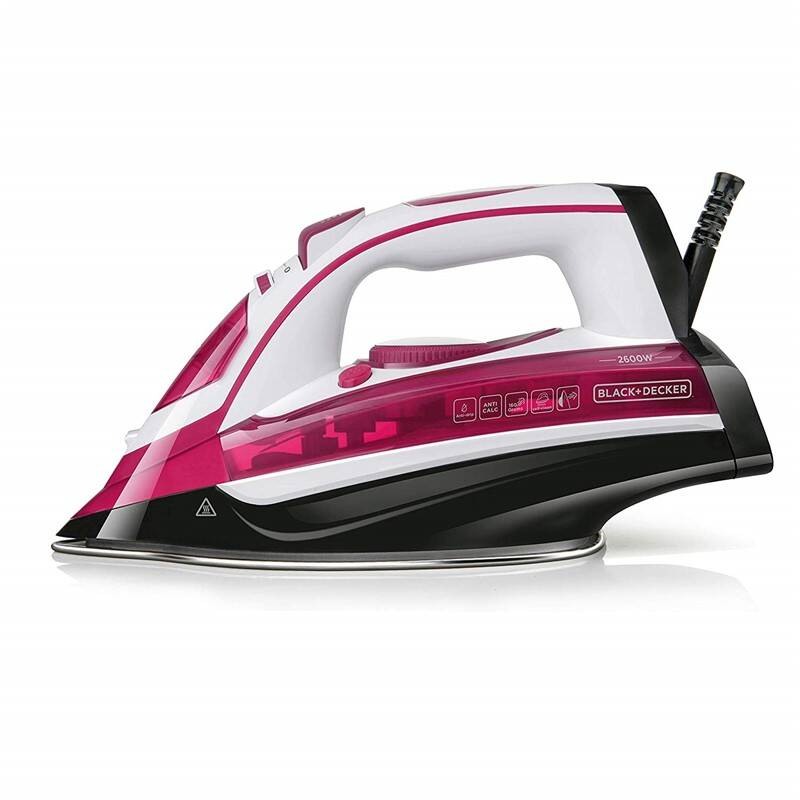 Fier de calcat roz Black+Decker 2600 W Black + Decker Appliances imagine 2022 by aka-home.ro