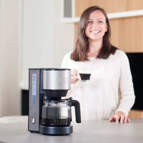 Cafetiera electrica 12 cupe Black+Decker 1.25 L 870 W