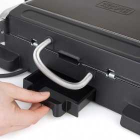 Gratar electric negru Black+Decker 2000 W