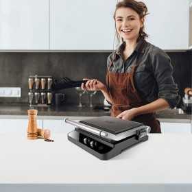 Gratar electric negru Black+Decker 2000 W