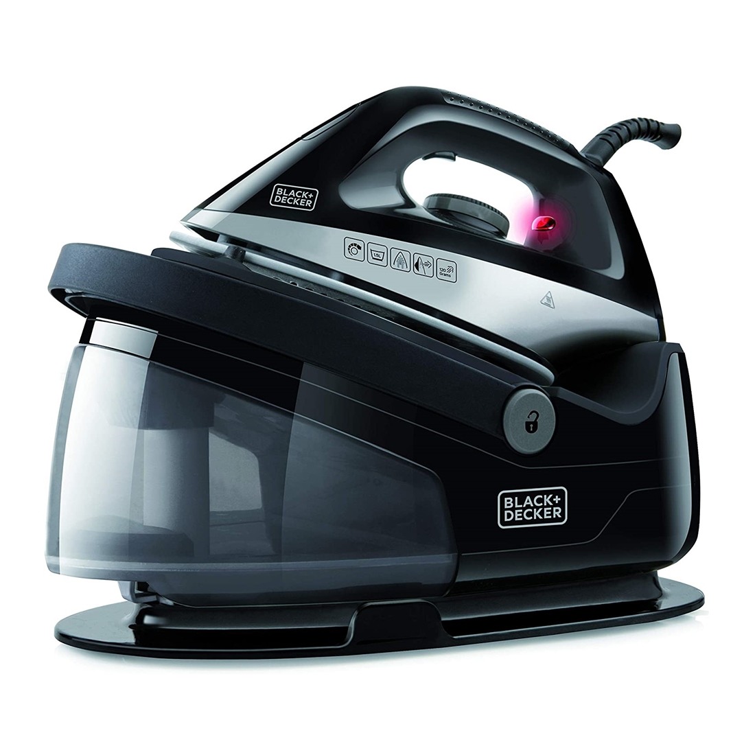 Statie de calcat negru Black+Decker 2400 W Black + Decker Appliances imagine 2022 by aka-home.ro