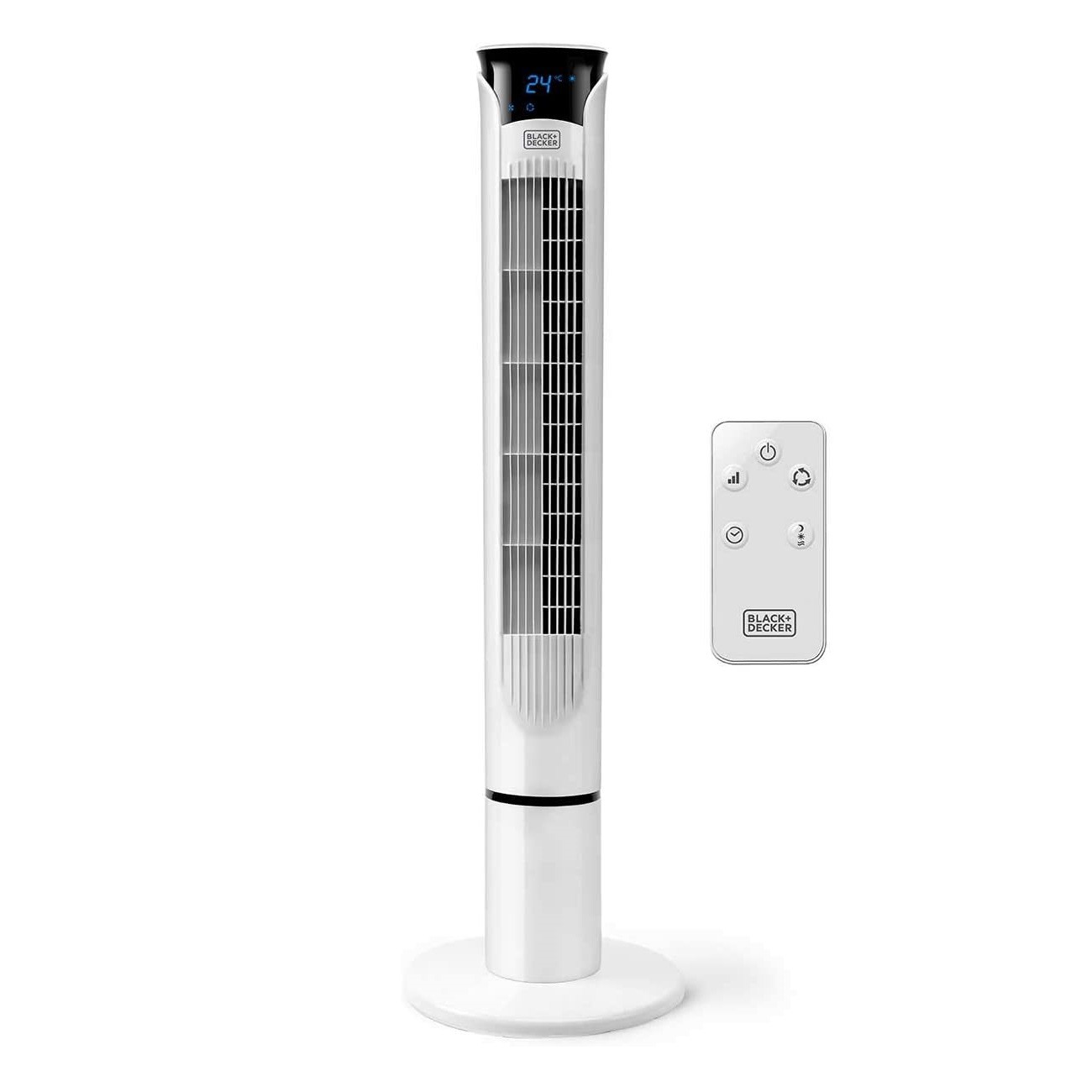 Ventilator turn alb Black+Decker 102 cm 45 W Black + Decker Appliances imagine 2022 1-1.ro