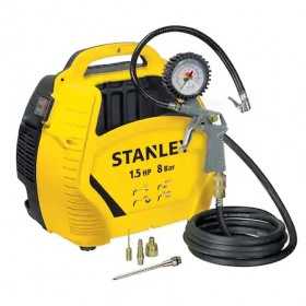 Compresor Stanley STN595 cu piston fara ulei Air Kit 1.5HP 180l/m 8Bar