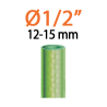 Conector robinet 3/4 (20-27 mm) reductor 1/2 (15-21 mm) Claber - 85910000 