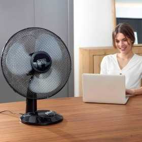 Ventilator birou negru Black+Decker 40 W