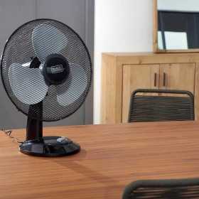 Ventilator birou negru Black+Decker 40 W