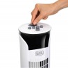 Ventilator turn alb fara telecomanda Black+Decker 81 cm 45 W 