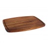 Platou servire rectangular Viejo Valle Acacia 37 x 27.4 x 1.5 cm 