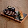 Platou servire oval 21 x 14 cm - Lava 