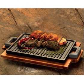 Grill fonta cu suport LAVA 22 x 30 cm