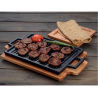 Grill fonta cu suport LAVA 22 x 30 cm
