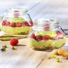 Borcan sticla si capac metalic Leifheit 250 ml 