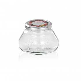 Borcan sticla si capac metalic Leifheit 250 ml