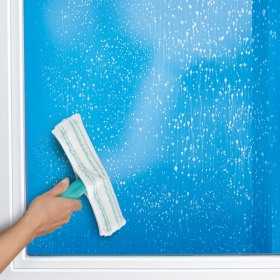 Spalator geamuri cu laveta microfibre Leifheit 26 cm
