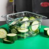 Container alimente policarbonat si capac cu maner Cambro Camwear GN 1/6 H 10 cm