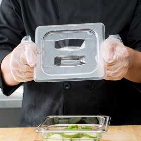 Container alimente policarbonat si capac cu maner Cambro Camwear GN 1/6 H 10 cm