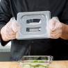 Container alimente policarbonat si capac cu maner Cambro Camwear GN 1/6 H 10 cm