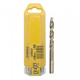 Set 10 burghie DeWALT DT4942 metal HSS-Co 10 mm