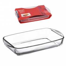 Vas termorezistent rectangular Pasabahce Borcam 2 L