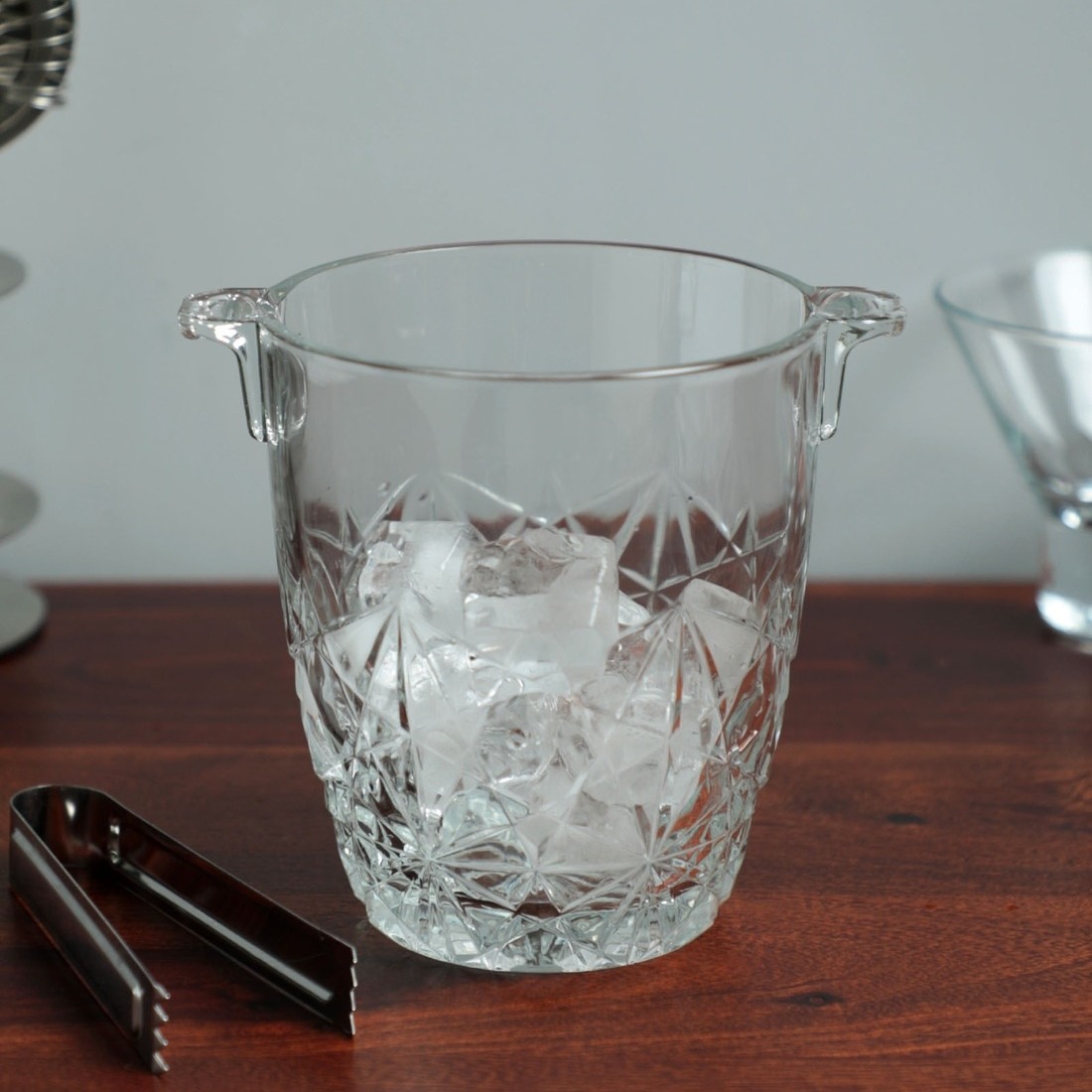 Poze Ghetiera sticla si cleste inox Bormioli Dedalo 90 Cl