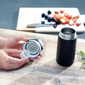 Termos inox negru Leifheit Flip 350 ml