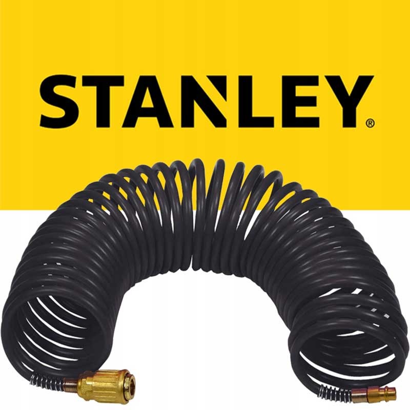 Furtun Spiralat 5 m Stanley 166005XSTN Aer Comprimat Ø6×8 mm Stanley