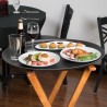 Tava ovala neagra Cambro Camtread 68.5 x 56 cm 