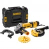 Polizor unghiular DeWALT cu turatie reglabila DWE4257KT profesional 1500W Ø125mm set pentru  suprafete 