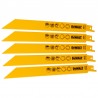 Set 5 lame fierastrau orizontal DeWALT DT2353 metale feroase si neferoase 3-8mm