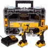 Set 2 scule DeWALT DCK211D2T - DCD710+DCF815 + incarcator 10.8V