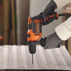 Masina gaurit, cu percutie, Black and Decker, BEH550, cu fir, 220V, 2800 rpm
