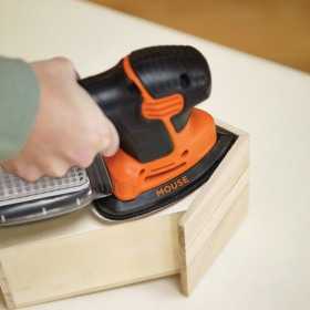 Slefuitor Black+Decker KA2500K Mouse 120W cutie si 9 accesorii