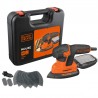 Slefuitor Black+Decker KA2500K Mouse 120W cutie si 9 accesorii 