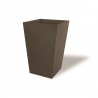Ghiveci exterior ratan maro, polipropilena, Keter, pentru gradina, terasa, balcon, interior, forma dreptunghiulara, fara farfurie, rezistent UV, 55.4 L