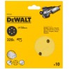 Foi abrazive DeWALT DT3128 Velcro 150mm 320gr 10 buc 
