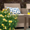 Set mobilier pentru gradina, terasa sau balcon, material imitatie ratan, Keter Emma, pentru exterior, include masuta si 2 fotolii, culoare cappuccino, rezistent UV