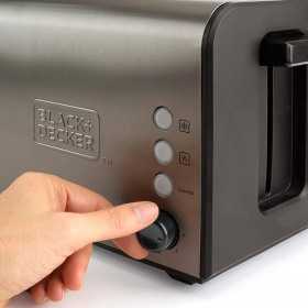 Prajitor de paine inox 7 trepte Black+Decker 1000 W
