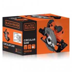 Fierastrau Circular Manual 1500W 66 mm Black+Decker CS1550