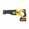 Fierastrau (Alternativ) de tip Sabie DeWalt DCS388T2, 54 V, XR Flexvolt, 6.0 Ah, Taiere Max 300 mm, 3000 cpm, Lungime Cursa 28.6 mm, pentru Taiere Lemn sau Metal, cu Statie De Incarcare