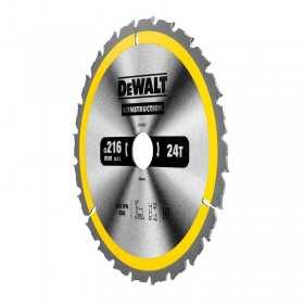Disc DeWALT DT1952 pentru constructii 24Z 216x30mm