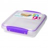 Cutie alimente din plastic pentru sandwich Sistema To Go 450 ml 