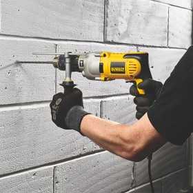 Masina de gaurit, cu percutie, DeWALT, D21570K, cu fir, 230 V, 0-1250 0-3500 rpm