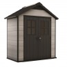 Casuta de gradina, Keter, Gri, 210 x 124,8 x 253, colectie Oakland 754, usa dubla, ferestre Usa dubla, Sistem de inchidere, Luminator, Ferestre, Duotech, Oakland