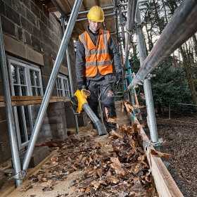 Suflanta de frunze compacta, Dewalt DCM572N, 54V FLEXVOLT, pentru gradina sau curte, fara acumulator, viteza aer 207 km/h, 423 cfm
