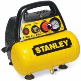 Compresor Orizontal 6L Fara Ulei Stanley DN 200/8/6 1.5HP 180l/m 8 Bar