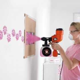 Pachet Pistol Vopsit Black+Decker HVLP200 + Surubelnita Stanley STHT0-70885